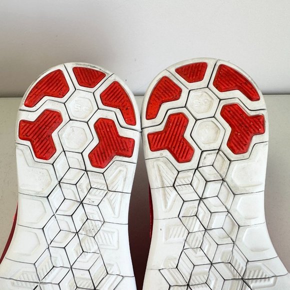 Nike Free TR Flyknit Womens Shoes Sneakers Size US 9 Orange Red Runners Jogging - Picture 14 of 16